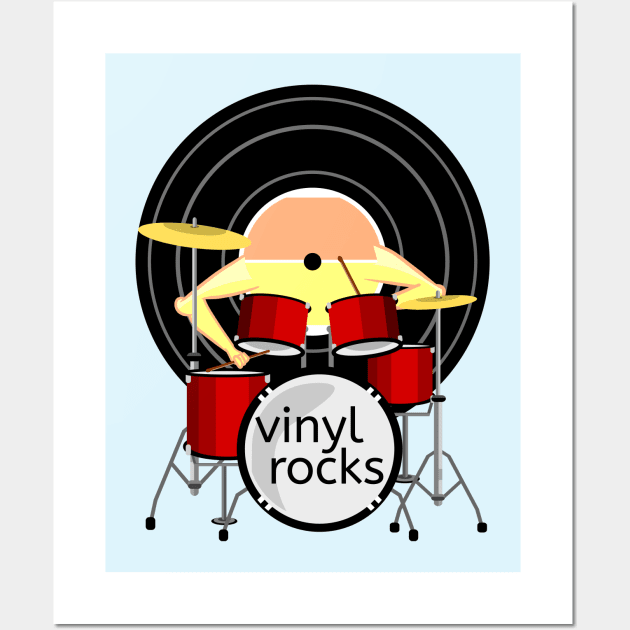 Vinyl Rocks Wall Art by mailboxdisco